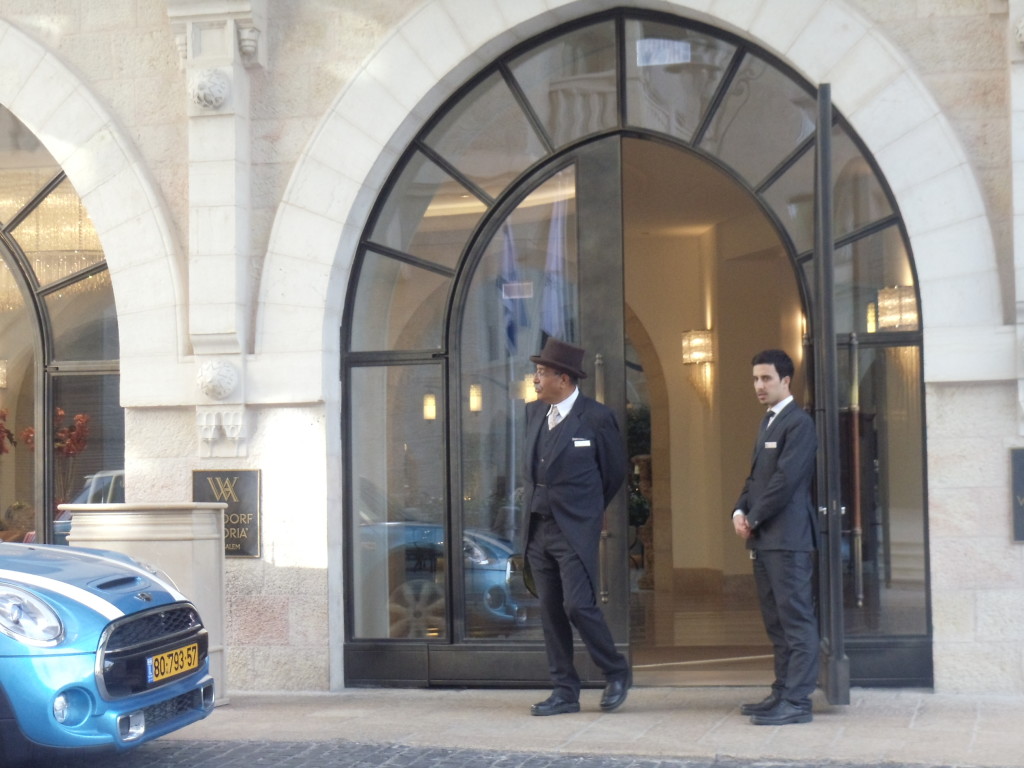 Waldorf Astoria Jerusalem doorman